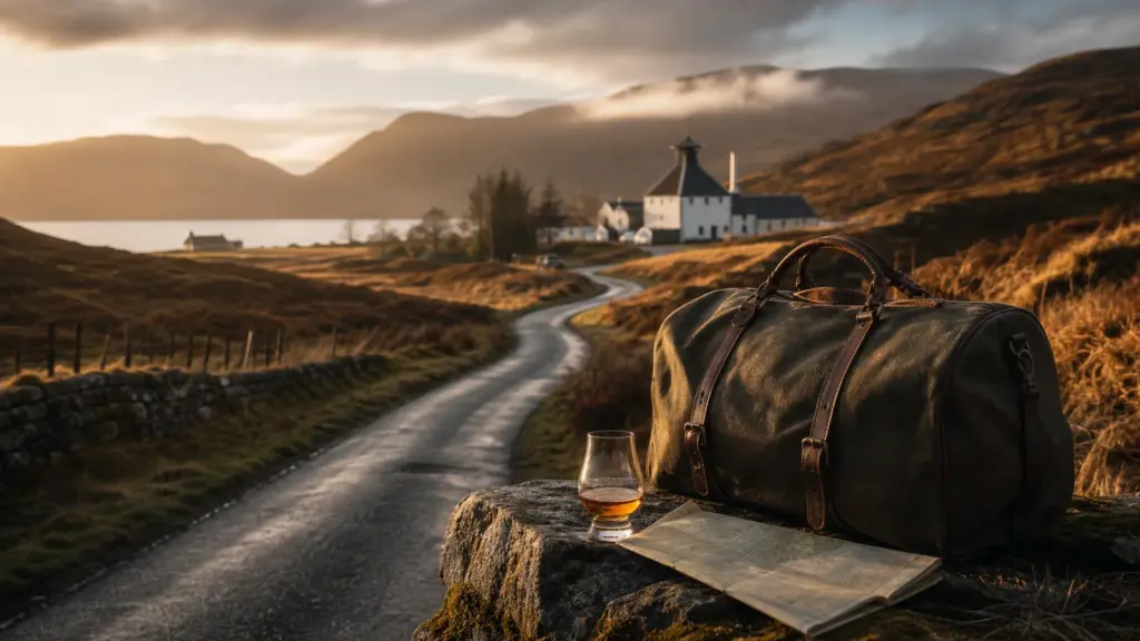 Titelbild: Whisky-Reise Schottland: Brennereien besuchen – Zeit im Glas